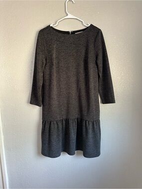 Ann Taylor Loft Grey Knee Length Dress